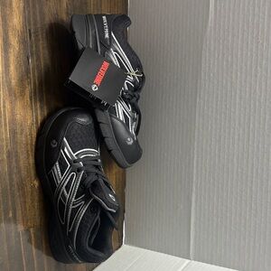 Wolverine Jetstream Men’s Black and Silver Composite toe Sz 6